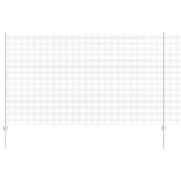 Cerca de Fio Soldado com 22 Postes U Prata 1.4x25 m Aço M 2