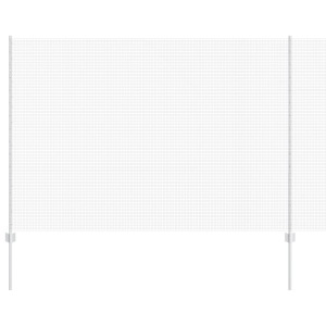 Cerca de Alambre Soldado  con 22 Postes U Plata 1.6x25 m Acero H