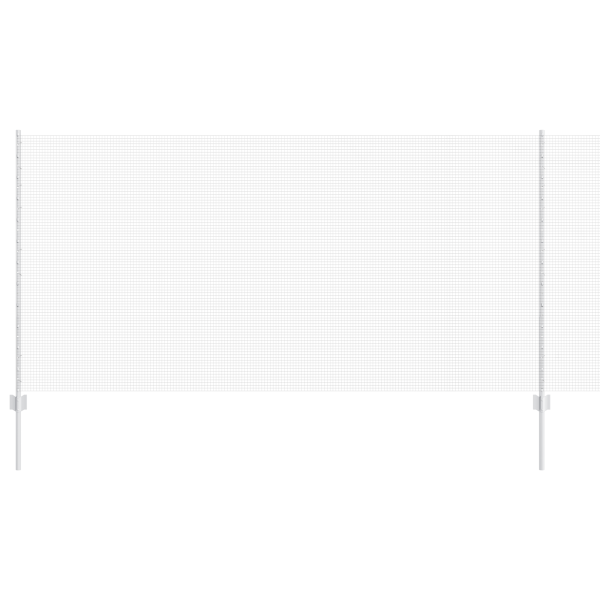 Cerca de Fio Soldado com 44 Postes em U Prata 1.2x50 m Aço M 2