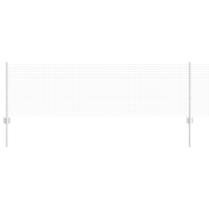 Cerca de Arame Soldado com 44 Posts em U Prateada 0.6x100 m Aço H