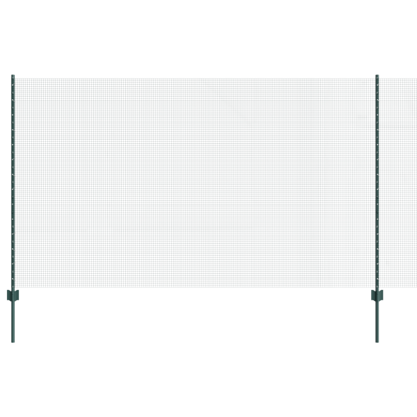 Cerca de Alambre Soldado  con 22 postes U Verde 1.4x50 m Acero M 2