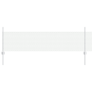 Poste de Cerca 11 pcs U-Channel 60 cm Acero Galvanizado.  Cerca Hexagonal 0.5x50 m Acero Galvanizado H