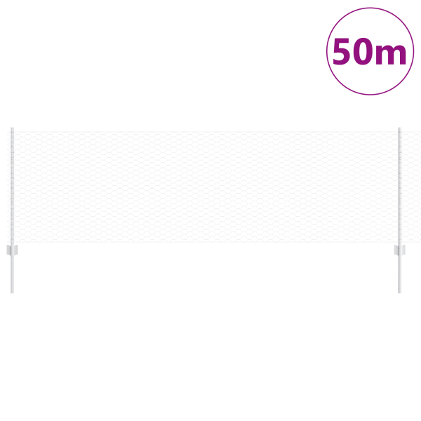 Postes de Cerca  11 pcs Canal U 80 cm Aço Galvanizado M 3