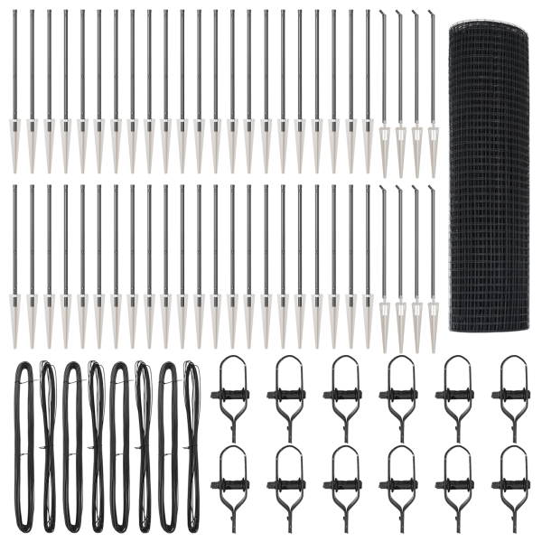 Ala próxima soldado com 13 Pica Gris Posts 0.4x100 m Aço M 2