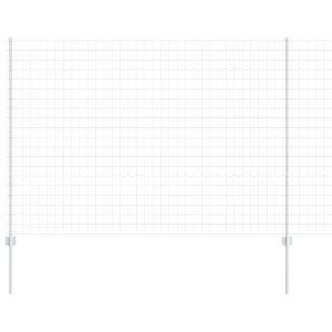 Cerca Euro com 10 Poste U Prateada 1.6x10 m Aço H