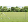 Conjunto de Postes de Cerca Juego de 2 Acero galvanizado 10 x 0.5 m 1