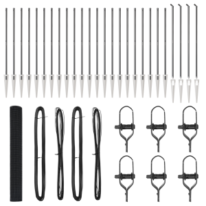 Cerca de Alambre Soldado  con 13 Picos Gris 1.4x50 m de Acero H