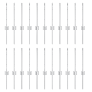 Postes de Cerca  22 pcs U-Channel Plata 80 cm Acero H