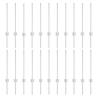 Postes de Cerca 22 pcs Prateado 50 x 0.6 m Aço Galvanizado 2