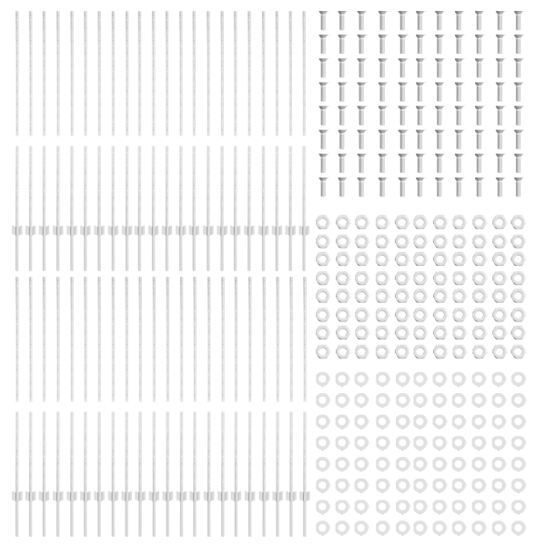 88 pcs Poste de Cerca U-Channel Plateado 180 cm M 4