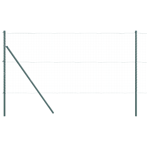 Posts de Cerca  52 pcs Verde Ø32 mm 150 cm Aço Galvanizado H