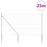 Euro Fence con 13 postes de espiga 1.2x25 m acero galvanizado 3