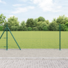 Cerca Euro  Juego de 2 Verde Metal 10 x 1.0 m Durable 1