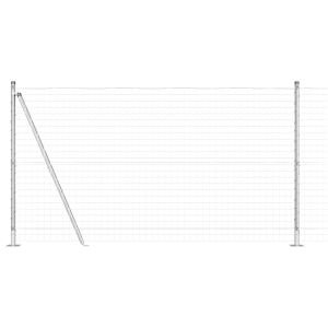 Cerca Euro  con 7 postes con brida de 1.2x10 m de acero galvanizado H