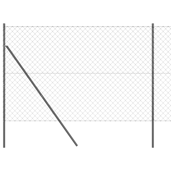 Conjunto de Postes de Cerca Cinzeto 1.5 x 25 m M 2