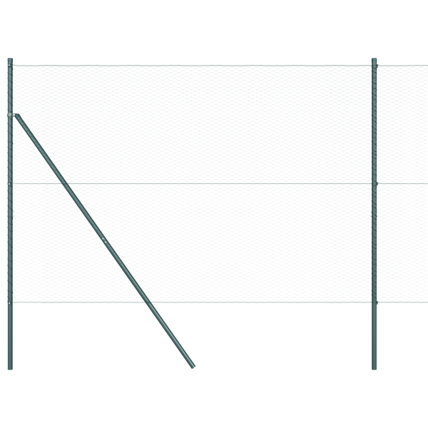 Cerca Hexagonal Verde  1.5x10 m Aço M 2