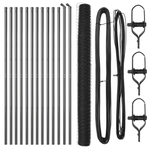 Cerca Hexagonal  Cinza 1.6x25 m Aço H