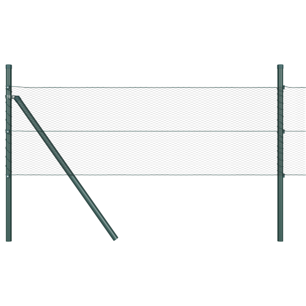 Cerca Hexagonal  Cinza 0.8x50 m Aço M 2