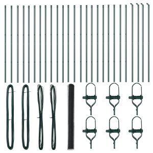 Cerca Hexagonal  Cinza 1.6x50 m Aço H