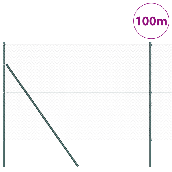 Cerca Hexagonal  Cinza 1.5x100 m Aço M 3