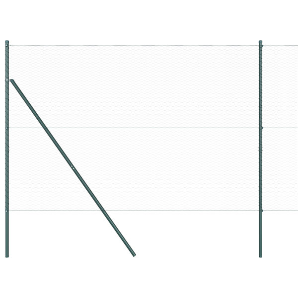 Cerca Hexagonal  Cinza 1.6x100 m Aço M 2