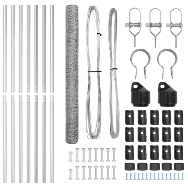 Cerca Hexagonal  1.5x10 m Aço Galvanizado M 5