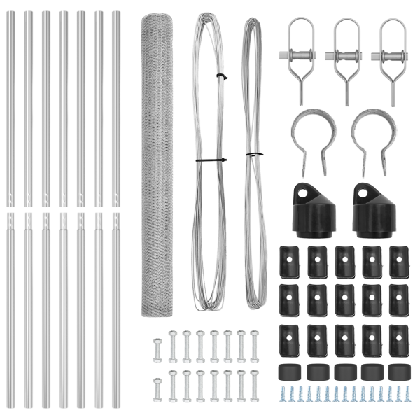 Cerca Hexagonal  1.6x10 m de Aço Galvanizado M 4