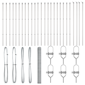 Cerca Hexagonal  1.6x50 m Aço Galvanizado H