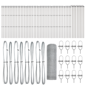 Cerca Hexagonal  0.6x100 m Aço Galvanizado H
