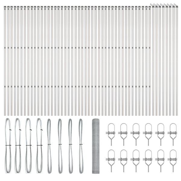 Cerca Hexagonal  1.2x100 m Aço Galvanizado M 2