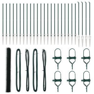 Cerca Hexagonal  Verde 1.5x50 m de Aço H