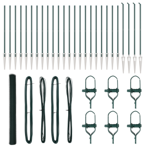 Cerca Hexagonal  Verde 1.6x50 m Aço H