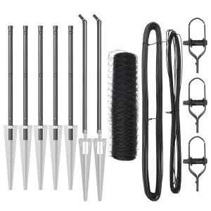 Cerca Hexagonal  Cinza 0.6x10 m Aço H