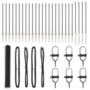 Cerca Hexagonal Cinza 1.4x50 m Aço H