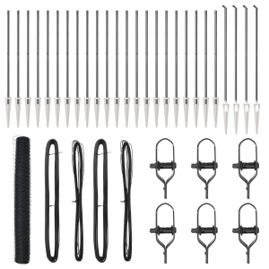 Cerca Hexagonal  Cinza 1.4x50 m Aço H