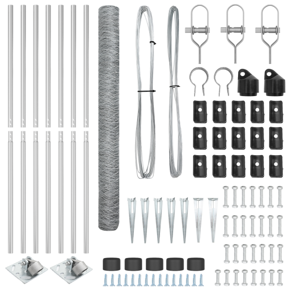 Cerca Hexagonal  1.5x10 m Aço Galvanizado M 4