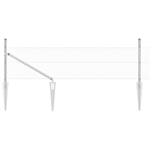 Cerca Hexagonal  0.4x50 m Aço Galvanizado H