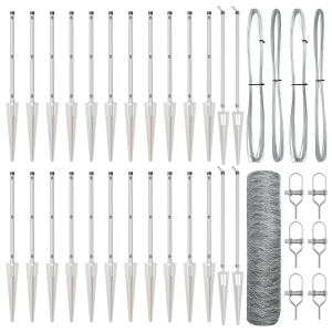 Cerca Hexagonal  0.5x50 m Aço Galvanizado H