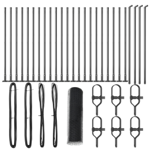 Cerca Hexagonal  Cinza 1x50 m Aço H