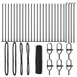 Cerca Hexagonal  Cinza 1x50 m Aço H