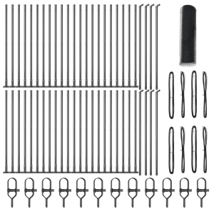 Cerca Hexagonal  Cinza 0.6x100 m Aço H