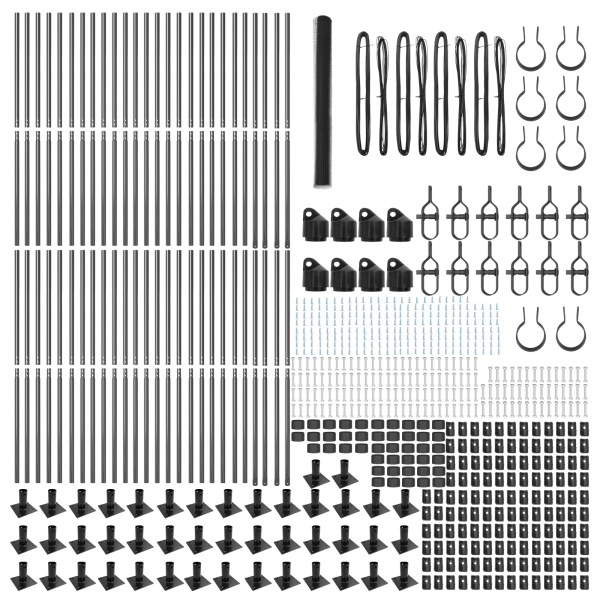 Cerca Hexagonal  Cinza 1.4x100 m Aço M 4