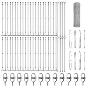 Cerca Hexagonal  1x100 m Aço Galvanizado H