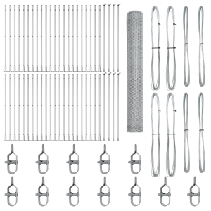Cerca Hexagonal  1.2x100 m Aço Galvanizado H