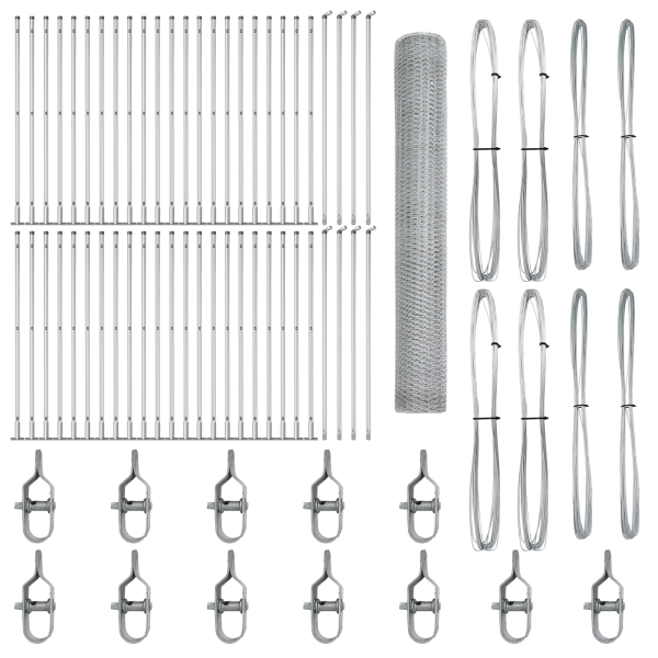 Cerca Hexagonal  1.2x100 m Aço Galvanizado M 2