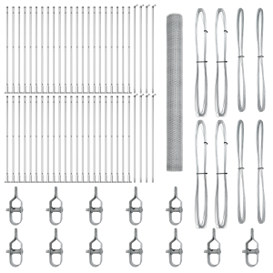 Cerca Hexagonal  1.4x100 m Aço Galvanizado H