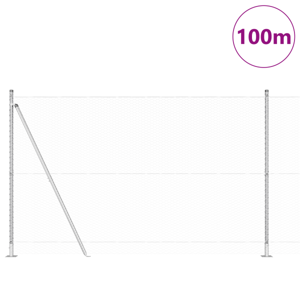 Cerca Hexagonal  1.4x100 m Aço Galvanizado M 3