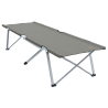 Cama de Camping Plegable Gris Aluminio Grande Plegable 2
