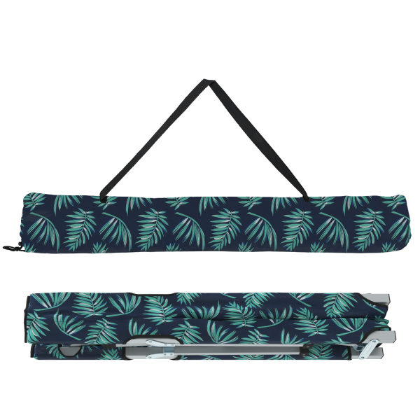Cama de Camping Plegable  con Bolsa de Transporte Patrón de Hoja Tela Oxford 600D M 4