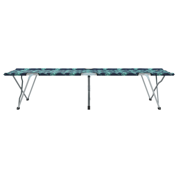 Cama de Camping Plegable  con Bolsa de Transporte Patrón de Hoja Tela Oxford 600D M 5